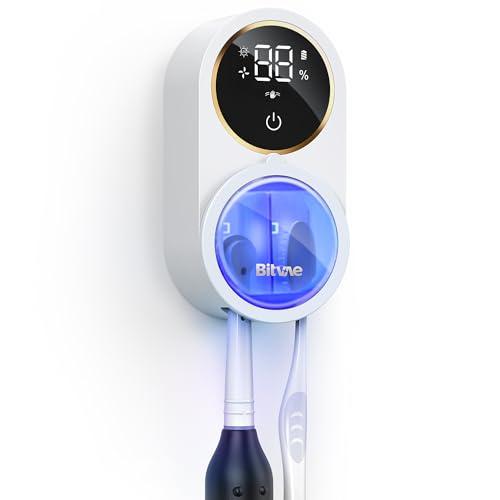 Wall Mounted Toothbrush Sterilizer, Rechargeable Toothbrush Holder, UV-C Toothbrush Cleaner with LED Smart Screen, Personal Care Appliances — TikTok Shop Feed review