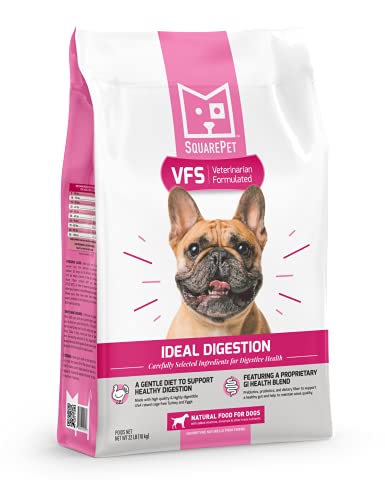 SquarePet VFS Canine Ideal Digestion Formula, Cage Free Turkey, Whole Eggs, Pumpkin, Brown Rice 22 lbs — Pet Supplies review