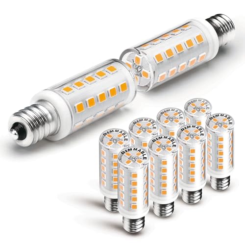 E12 Dimmable 15 Watt-40 Watt Himalayan Salt Lamp Bulbs Equivalent, C7 T20 4W 400lm AC120V Night Light LED Bulbs with E12 Base for Rock Salt Lamps, 2700k Warm White,8Pack — Home & Kitchen review