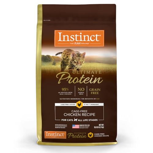 Instinct Ultimate Protein Grain Free Cage Free Chicken Recipe Natural Dry Cat Food, 10 lb. Bag — Pet Supplies review