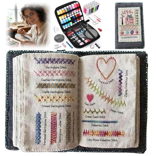 Heart & Flower Pattern Embroidery Kit, 4 Counts/set Embroidery Kit with Random Color Tools, DIY Embroidery Crafts Kit for Home Decoration — TikTok Shop Feed review
