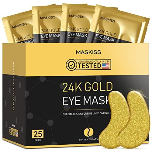 24k Gold Moisturizing Eye Mask, 60pcs/set Tightening and Lifting Eye Patches, Hydrating Brightening & Firming Eye Sticker, Beauty & Personal Eye Care  — TikTok Shop Feed review