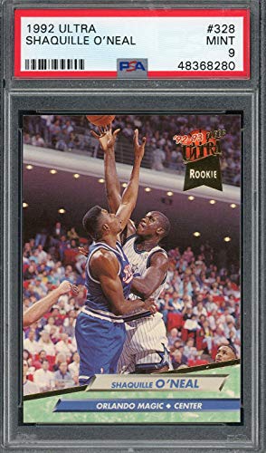 Shaquille O'Neal 1992 Fleer Ultra Rookie Basketball Card RC #328 PSA 9 Mint – Graded NBA Card by Powers Sports Memorabilia — Collectibles & Fine Art review