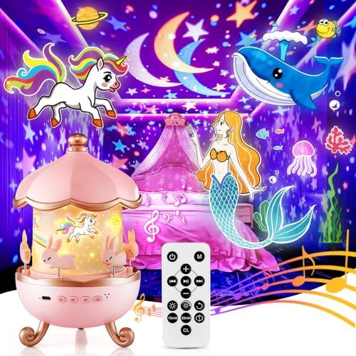 Onefire Kids Gift Kids Night Light，with 15 Films+15 White Noises，Remote Control，Baby Night Light Projector，Perfect Gifts for kids，Baby Christmas Gifts — TikTok Shop Feed review