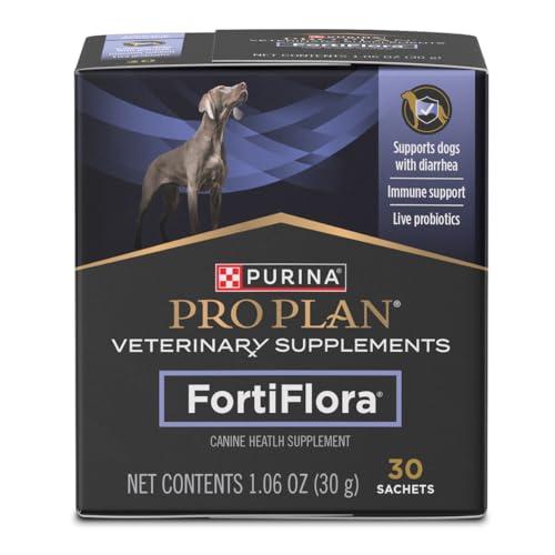 Purina Pro Plan Veterinary Diets Probiotic Dog Supplement, Fortiflora Canine Nutritional Supplement, 30 ct Box β Pet Supplies review