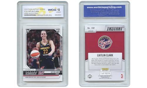 2024 Panini Caitlin Clark Rookie Card Milestones #198 RC - Graded Gem Mint 10 β Sports & Outdoors review