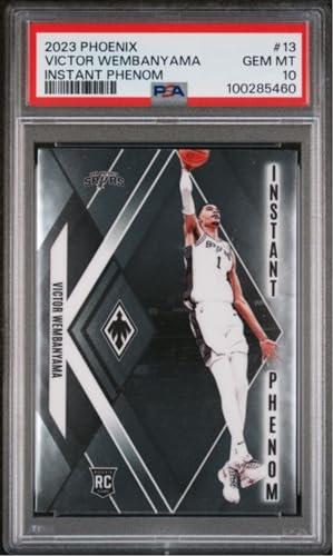 Graded 2023 Panini Phoenix Victor Wembanyama #13 Instant Phenom Rookie RC Basketball Card PSA 10 Gem Mint β Sports Cards review