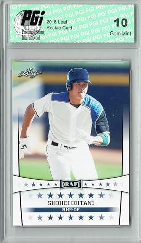 Shohei Ohtani 2018 Leaf Exclusive #ST-01 Rookie Card PGI 10 β Sports Cards review