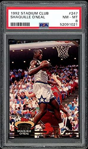 Shaquille O'Neal Rookie Card 1992-93 Stadium Club #247 PSA 8 β Sports Cards review